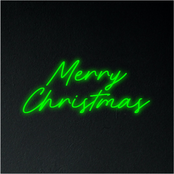 Merry Christmas Neon Sign
