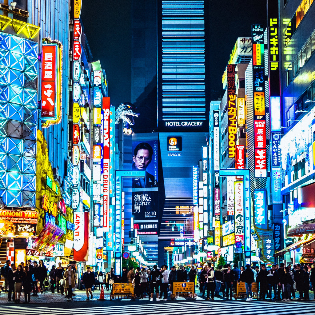 Tokyo Street Neon Lights