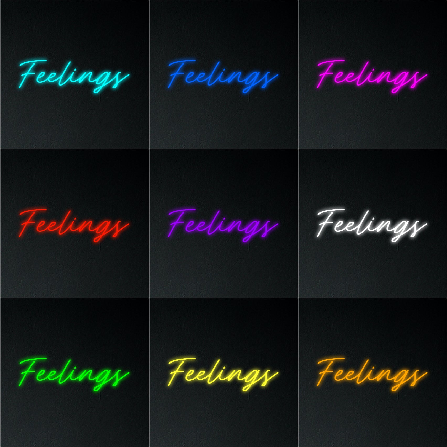 Feelings Neon Sign