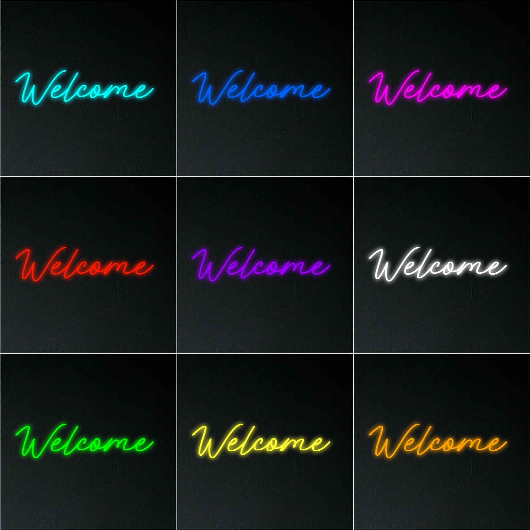 Welcome Neon Sign