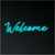 Welcome Neon Sign