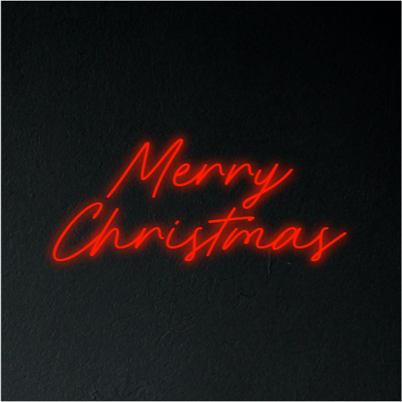 Merry Christmas Neon Sign